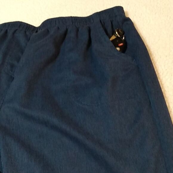 Allison Daley Blue Capri Pants W/ With Comfort Elastic Waistband - Picture 3 of 8